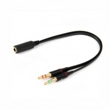 3.5M 2 (M) HEADSET + MICROPHONE TO 3.5MM F CABLE