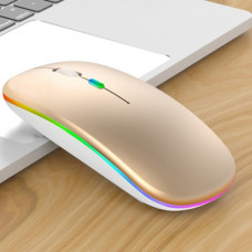 GOLD RGB  BLUETOOTH/2.4G WLESS RECHARGEABLE MOUSE