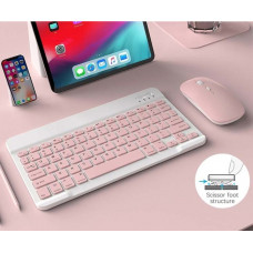 PINK BLUETOOTH 10-INCH RECHARGEABLE KEYBOARD