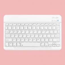 WHITE BLUETOOTH 10-INCH RECHARGEABLE KEYBOARD
