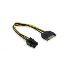 SATA POWER TO PCI-E VGA CARD POWER CABLE (1 TO 1)