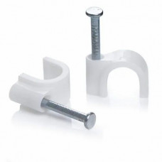 PVC C-CLIP WITH NAIL 32MM