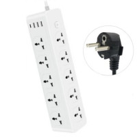 D15 (EU) 10 UNIVERSAL SOCKETS/PD/3 USB WITH SWITCH
