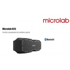 MICROLAB D25 BLUETOOTH/FM PORTABLE SPEAKERS
