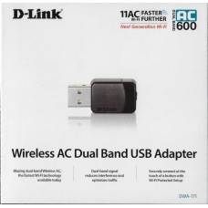 DLINK DWA171 WIFI AC600 DUAL BAND USB ADAPTER