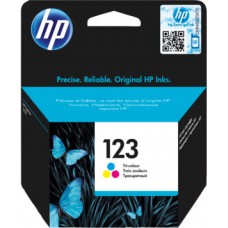 HP 123 TRI-COLOR INK CARTRIDGE