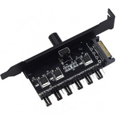 PWM 6-FAN ADJUSTABLE SPEED CONTROLLER HUB (SATA)