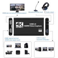 HDMI 4K INPUT 1080/60HZ CAPTURE USB 3.0