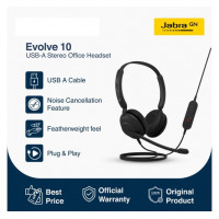 JABRA EVOLVE 10 STEREO USB HEADBAND