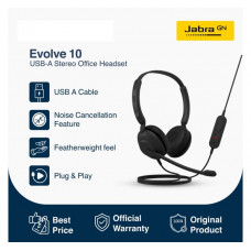 JABRA EVOLVE 10 STEREO USB HEADBAND