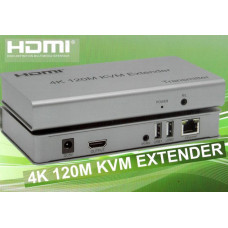 KVM 120M EXTENDER HDMI 4K/USB  OVER UTP CABLE