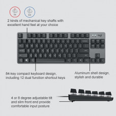 LOGITECH K835 MINI MECHANICAL BLACK KEYBOARD