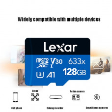 LEXAR MICROSD UHS-3 V30 128GB 100MBPS RD/45MBPS WR
