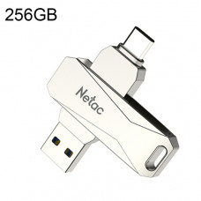 NETAC TYPE-C/USB 3.0 METAL 256GB FLASH DRIVE