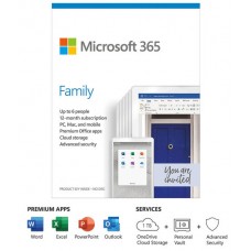 MICROSOFT OFFICE 365 FAMILY (UP TO 6 USERS)