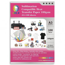 SUBLIMATION HEAT TRANSFER PAPER A3 100GSM