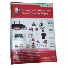 PREMIUM SUBLIMATION HEAT TRANSFER PAPER A4 100GSM