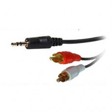 RCA (2 X MALE)  TO STEREO (MALE) CABLE