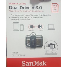 SANDISK DUAL OTG  MICRO USB/USB 3.0 32GB