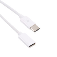 TYPE-C (MALE)  TO TYPE-C (FEMALE) 1M CABLE