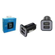 USB CAR CHARGER DUAL OUTPUT 5V 1A & 2.1A