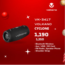 VOLKANO CYCLONE BLUETOOTH PORTABLE SPEAKER