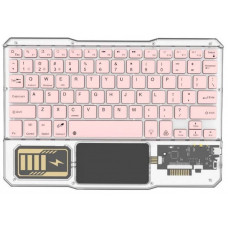 PINK BACKLIT BLUETOOTH KEYBOARD/TOUCH PAD