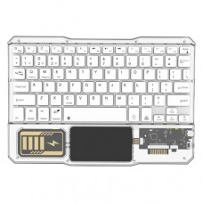 WHITE BACKLIT BLUETOOTH KEYBOARD/TOUCH PAD