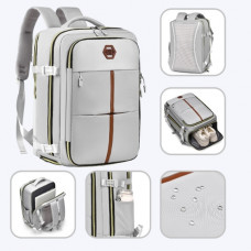 WEIXIER B717 GREY BACKPACK BAG (15.6 LAPTOP)